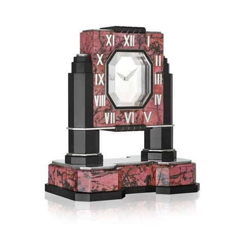 cartier mystery clock|rhodonite mystery clock.